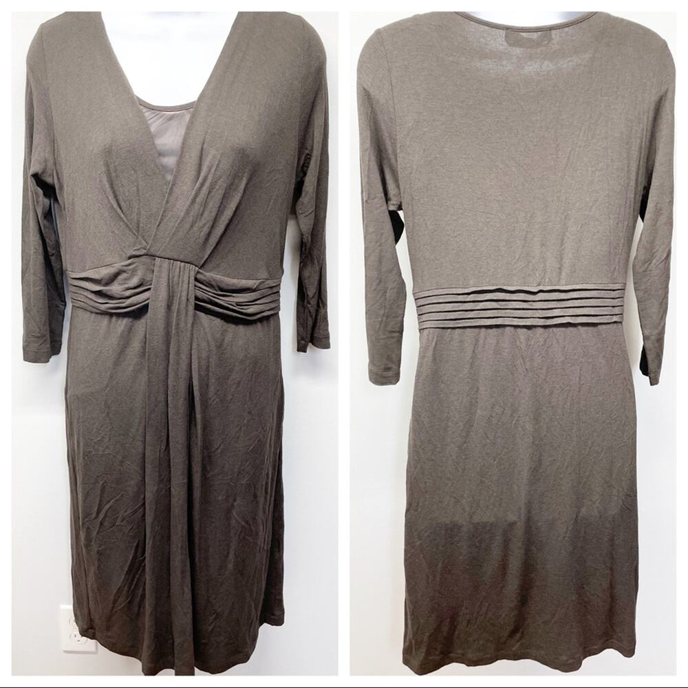 MaxMara Weekend Wrap Style Knot Front Dress With Slip Size Medium